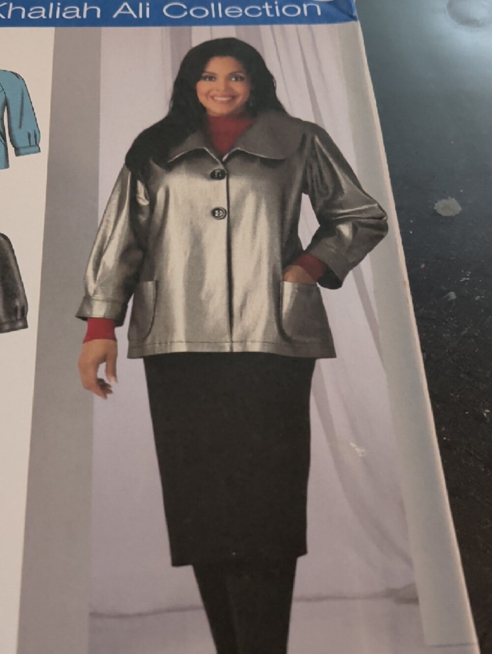 Simplicity Pattern 2543 Women's Jacket - Button Front New Uncut - Picture 3 of 6